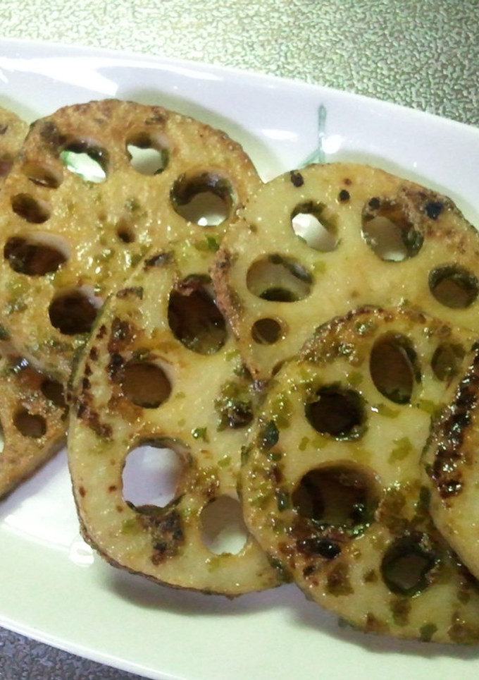 れんこんの磯辺焼き-レシピのメイン写真