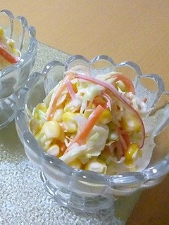 カニかま♬コールスローサラダ-レシピのメイン写真