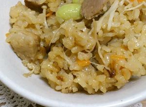 リメイク！角煮の煮汁で炊き込みご飯☆-レシピのメイン写真