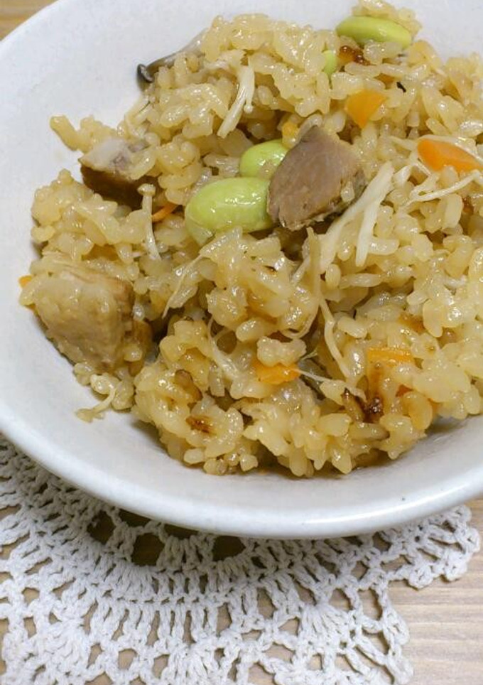 リメイク！角煮の煮汁で炊き込みご飯☆-レシピのメイン写真