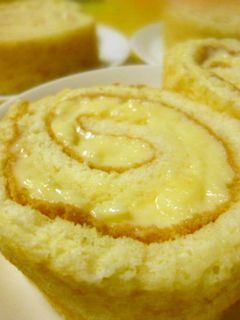 ☆☆カスタードクリームでロールケーキ☆☆-レシピのメイン写真