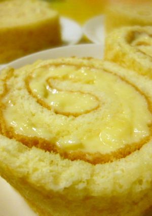 ☆☆カスタードクリームでロールケーキ☆☆-レシピのメイン写真