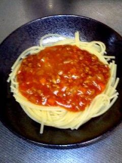 おいしい♪濃厚ミートソーススパゲッティ☆-レシピのメイン写真