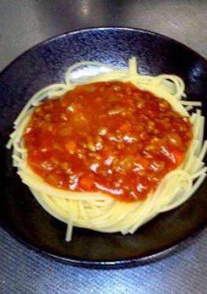 おいしい♪濃厚ミートソーススパゲッティ☆-レシピのメイン写真