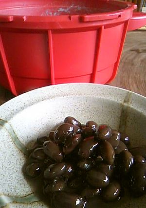 電子レンジ圧力鍋で黒豆煮-レシピのメイン写真