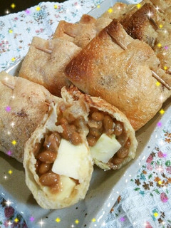 油揚げの納豆焼き☆チーズ入り-レシピのメイン写真