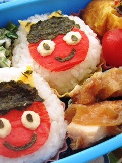 赤鬼さんのお弁当(キャラ弁)-レシピのメイン写真