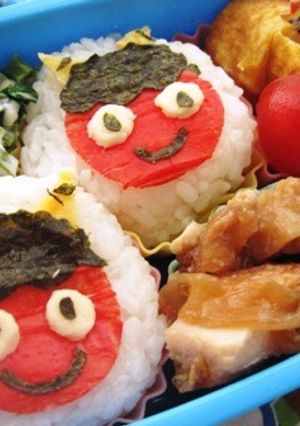 赤鬼さんのお弁当（キャラ弁）-レシピのメイン写真