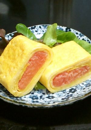お弁当・オツマミに★タラコの玉子焼き-レシピのメイン写真