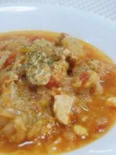 *たっぷりキャベツ&チキンのトロトロ煮*-レシピのメイン写真