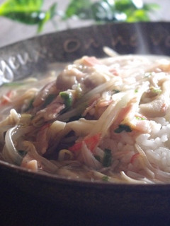 朝から美味しい♪あんかけ朝ゴハン-レシピのメイン写真
