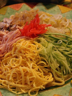 冷やし中華:分量をメモ代わりに、、-レシピのメイン写真