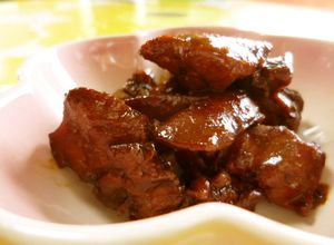 ☆酒と生姜いっぱいで煮る鶏レバー煮☆-レシピのメイン写真