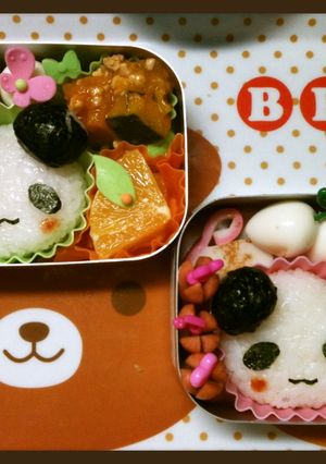 キャラ弁　パンダ-レシピのメイン写真
