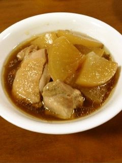 大根と鶏肉のオイスターソース煮(圧力鍋)-レシピのメイン写真