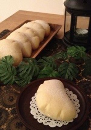 ヨーグルトでほわほわ白クリームパン-レシピのメイン写真