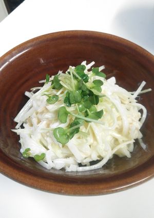 大根とセロリのホタテマヨサラダ-レシピのメイン写真