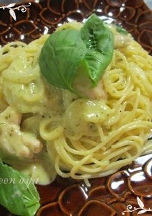 チキンのバジルクリームパスタ☆-レシピのメイン写真