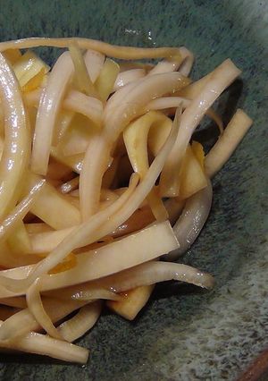 大根の皮のポン酢漬け-レシピのメイン写真