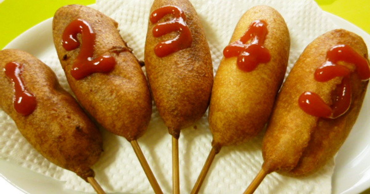 簡単おやつ♪おうちミニアメリカンドック♪ by さにパン