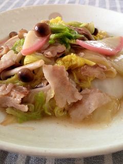 白菜と豚肉のこく旨炒め♪-レシピのメイン写真