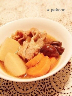 簡単とろ〜り☆豚肉で作るあったか治部煮☆-レシピのメイン写真
