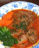 牛肩ロースかたまりのトマト煮