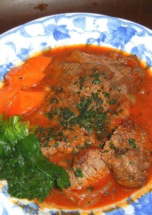 牛肩ロースかたまりのトマト煮-レシピのメイン写真
