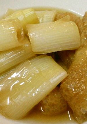 長ネギ好きに捧ぐ♪甘めのおつゆ煮-レシピのメイン写真