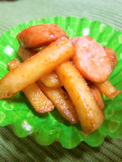 お弁当に!簡単ケチャップ炒め♪-レシピのメイン写真