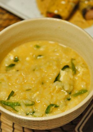 みそ味たまご粥-レシピのメイン写真