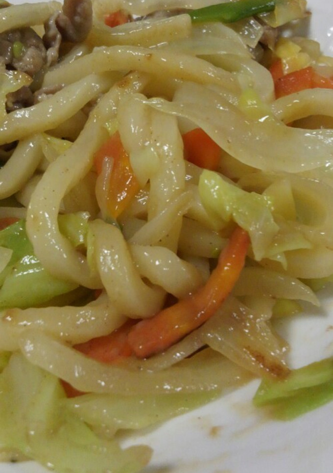 簡単♪旦那と子供が喜ぶ焼きうどん-レシピのメイン写真