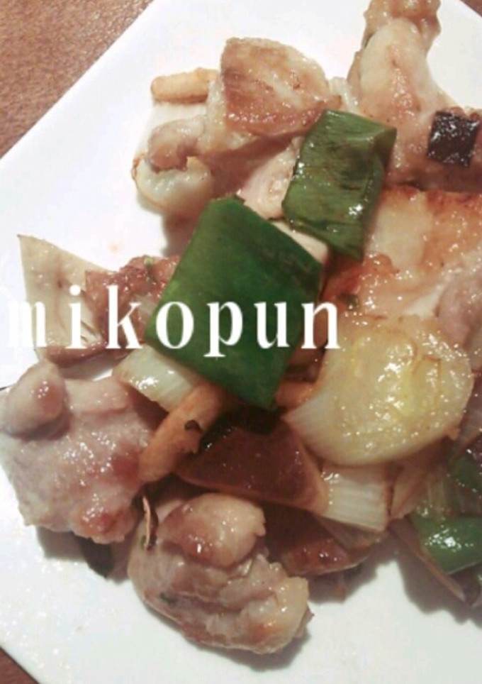 お吸い物の素で☆鶏肉と白ネギの簡単炒め-レシピのメイン写真