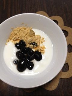 黒豆きな粉ヨーグルト-レシピのメイン写真