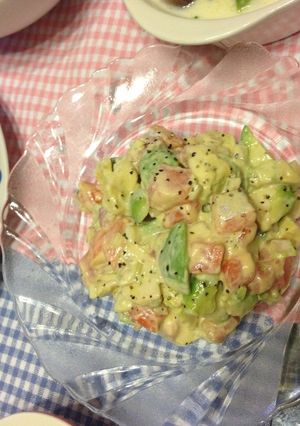 サーモンとアボカドのタルタル♡-レシピのメイン写真