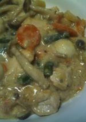 鶏ささみと野菜のクリーム煮-レシピのメイン写真