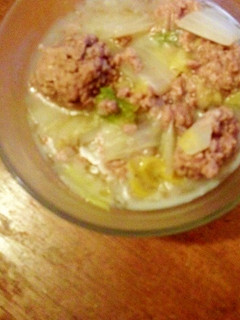 1歳児も喜ぶ☆とろとろ白菜とひき肉だんご-レシピのメイン写真