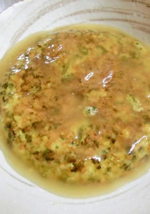 小松菜の炊いたんのオムレツあんかけ-レシピのメイン写真