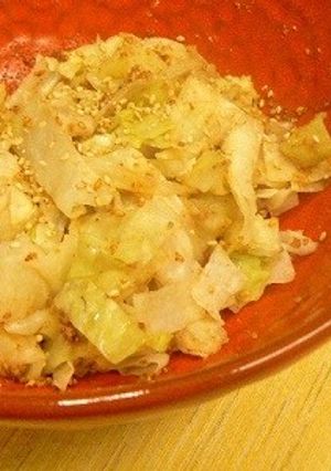 キャベツの胡麻和え★電子レンジで簡単-レシピのメイン写真