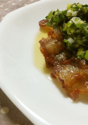 ＊カリカリ豚バラのさっぱりレモンねぎ＊-レシピのメイン写真