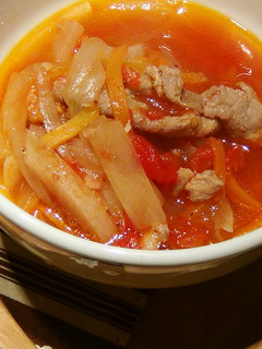 豚コマと大根のトマト煮-レシピのメイン写真