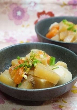 ツナと根菜のコロコロ煮-レシピのメイン写真