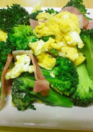 簡単朝食☆ブロッコリーのクレソル炒め-レシピのメイン写真