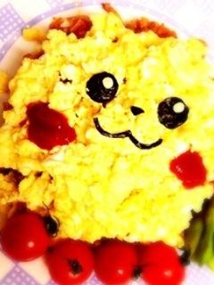 オムライス☆ピカチュウ-レシピのメイン写真