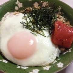 รูปของ 簡単ランチに！明太なったま丼☆