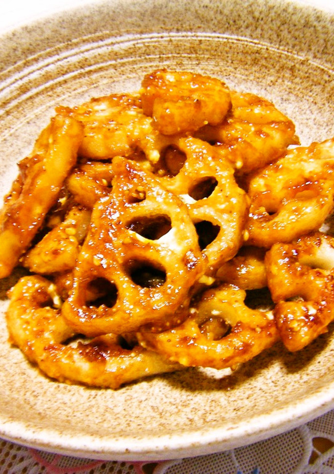 止まらない～！蓮根の焼肉マヨ焼き-レシピのメイン写真