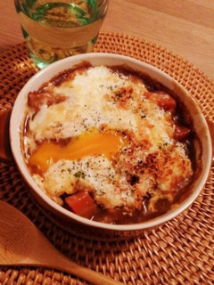 半熟卵のカレードリア-レシピのメイン写真