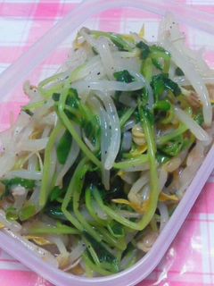 豆苗ともやしのナムル-レシピのメイン写真