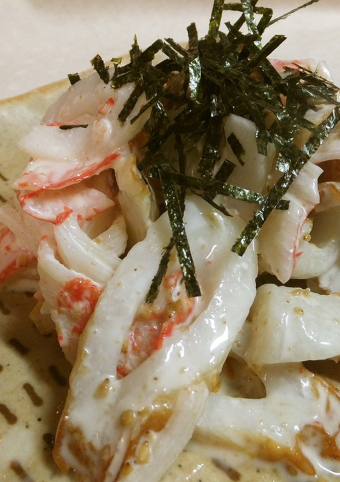＊ちくわとかにかまの胡麻風味サラダ＊-レシピのメイン写真