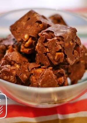 レンジで簡単☆パンの耳でチョコクランチ風-レシピのメイン写真
